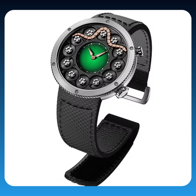 Snake Movement Luxury Watch