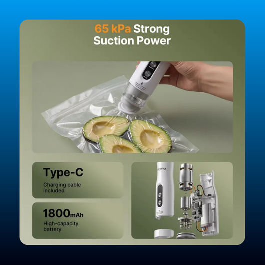 Cordless Handheld Food Vacuum Sealer