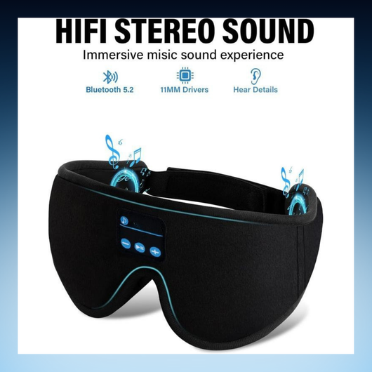 3D Bluetooth Sleep Mask Headphones