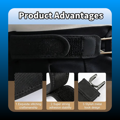 Metal Buckleless Hook Elastic Belts (2 Pack)