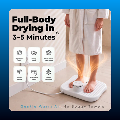 Hands Free Body and Foot Air Dryer