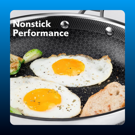 Hybrid Nonstick Cookware Set (10 Piece)