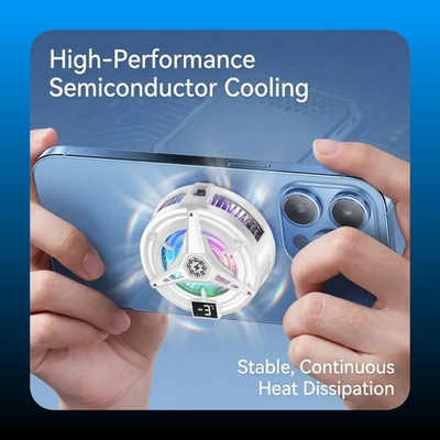 Magnetic Suction Phone Cooling Device