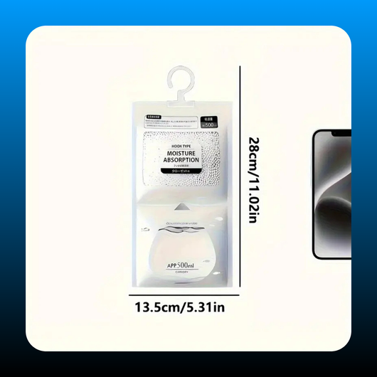 Hanging Moisture Absorber Bags (10 Pack)