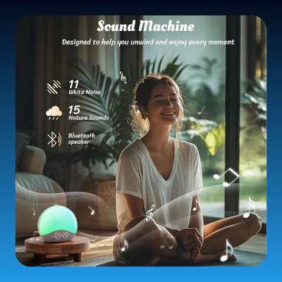 Sunrise Alarm Clock with White Noise Machine