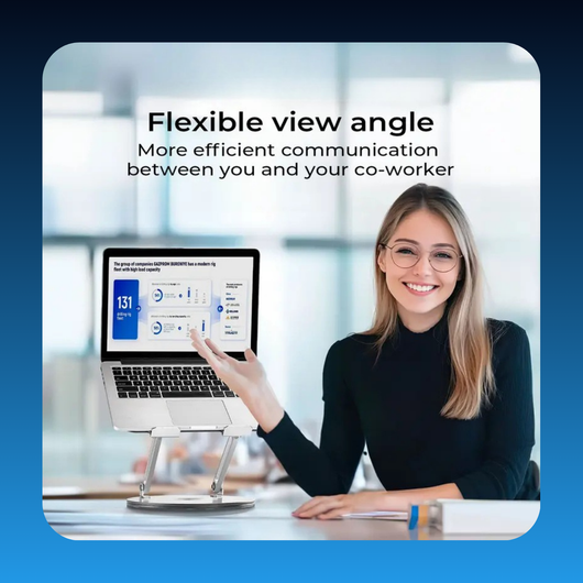 Adjustable Foldable Aluminum Laptop Stand