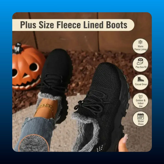 Fleece Lined Low Top Sneakers