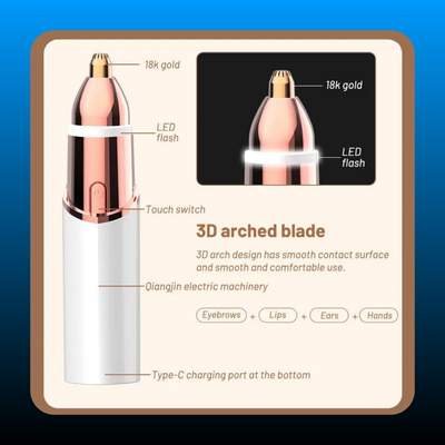 2 in 1 Eyebrow Trimmer