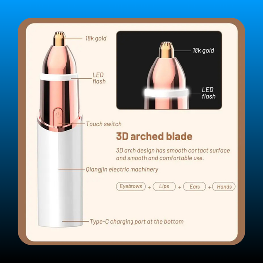 2 in 1 Eyebrow Trimmer