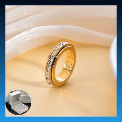 Titanium Steel Spinner Ring