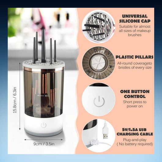 Electric Makeup Brush Cleaning Station