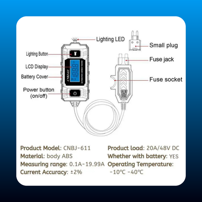 Car Circuit Probe Tester (Battery included)