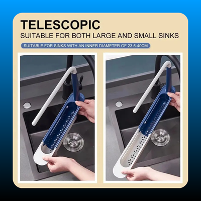 Retractable and Adjustable Sink Shelf
