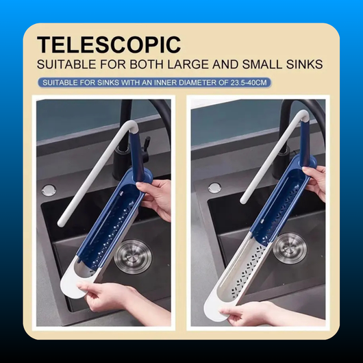 Retractable and Adjustable Sink Shelf