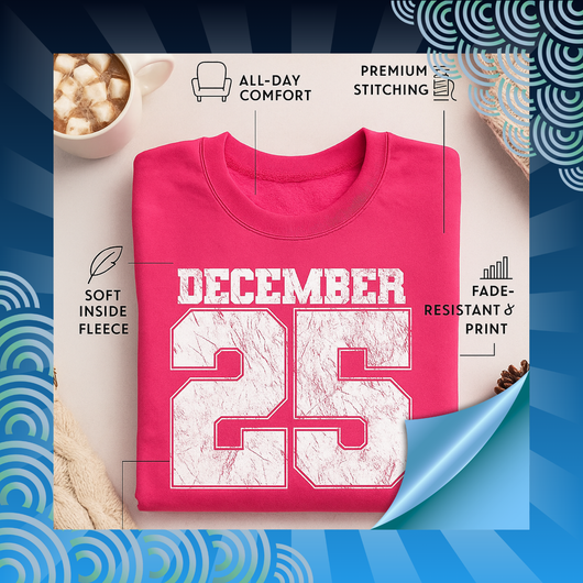 Retro Christmas Crewneck Sweatshirt