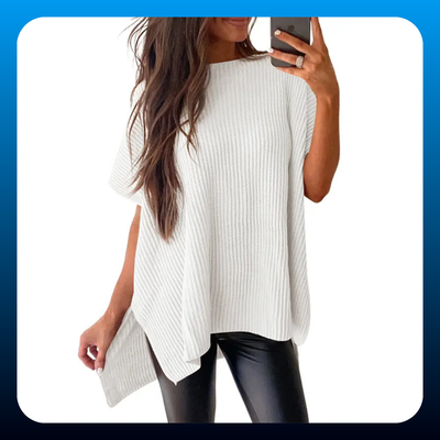 Oversized Cotton Knit Sweater