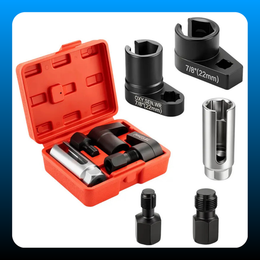 Forged O2 Oxygen Sensor Socket & Thread Chaser Set