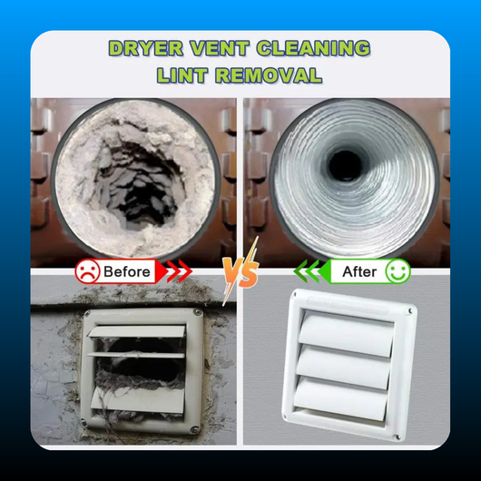 2 Pieces Dryer Vent Cleaner Kit