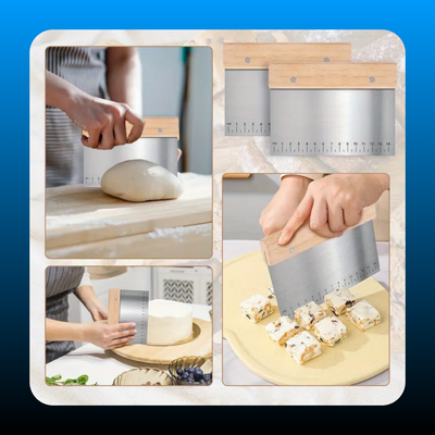 Scraper Stainless Steel Dough Cutter Set