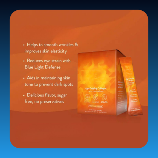 Collagen for Wrinkle Support & Blue Light Skin Defense Drink (30 Pack)