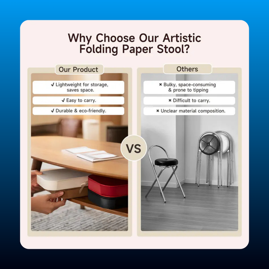 Folding Cardboard Stool