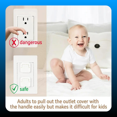 Socket Covers with Hidden Pull Handle (30 Pack)