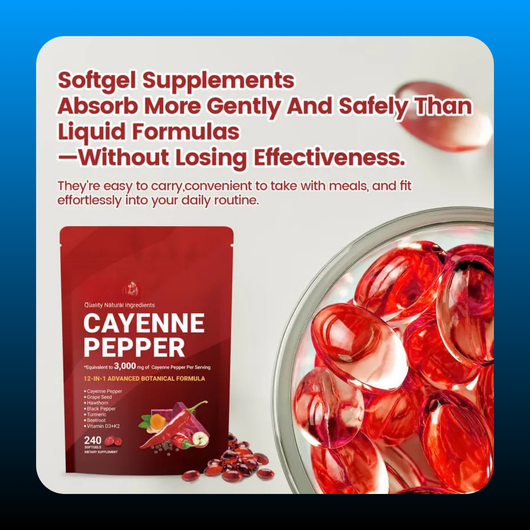 Cayenne Pepper Softgels Supplement