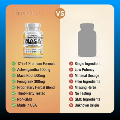 Ashwagandha Maca Root Fenugreek Capsules