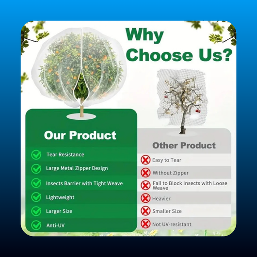 Large Fruit Tree Netting Plant Cover