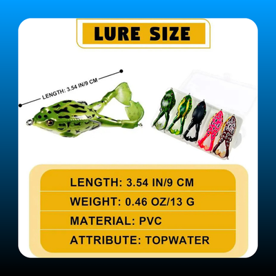 Fishing Frog Luring Baits (5 Pack)