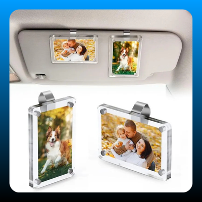 2-Pack Magnetic Car Photo Clips