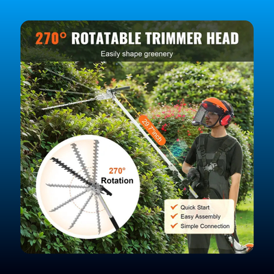 Gas Hedge Trimmer Multi Tool Kit