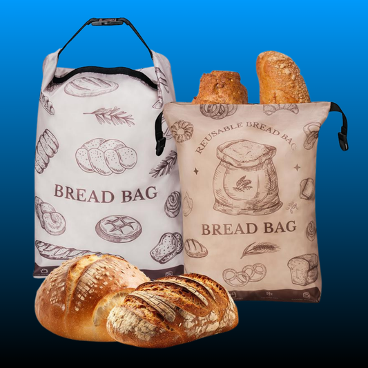 2PCS Reusable Bread Storage Zipper Bags