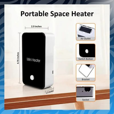 Adjustable Heating Handheld Heater Fan