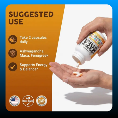 Ashwagandha Maca Root Fenugreek Capsules