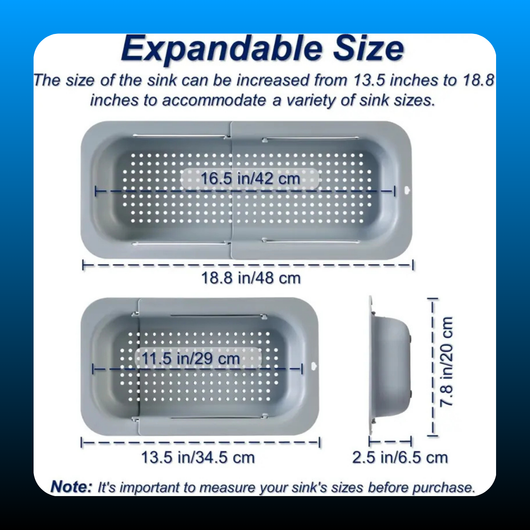 Collapsible Kitchen Drain Basket