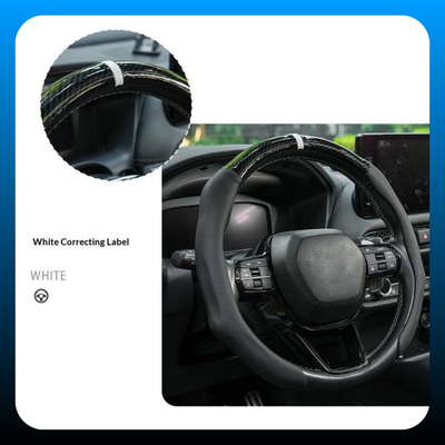 Carbon Fiber Microfiber 5D Steering Wheel Cover