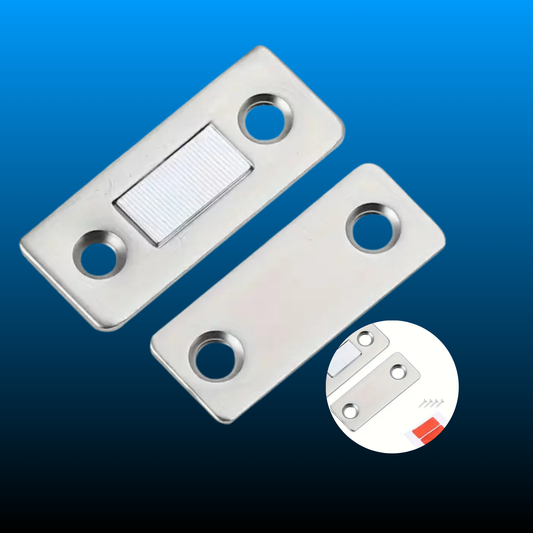 64pcs Ultra-Thin Stainless Steel Cabinet Door Closer