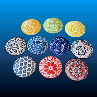 Round Ceramic Sauce Dishes