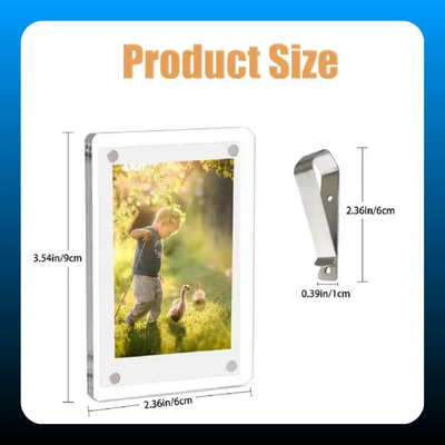 2-Pack Magnetic Car Photo Clips