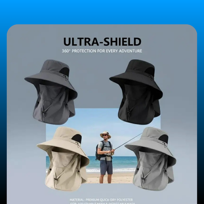 Detachable Outdoor Fishing Face & Cover Hat