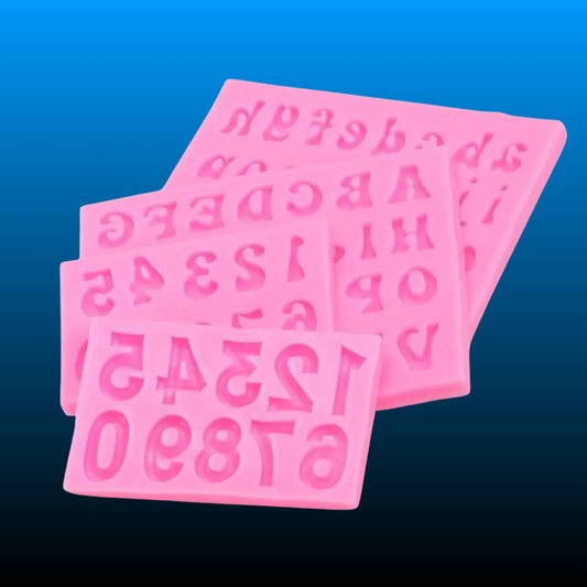 4 Pack Letter Molds