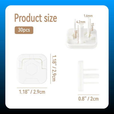 Socket Covers with Hidden Pull Handle (30 Pack)