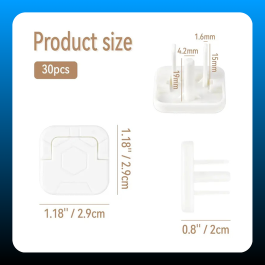 Socket Covers with Hidden Pull Handle (30 Pack)
