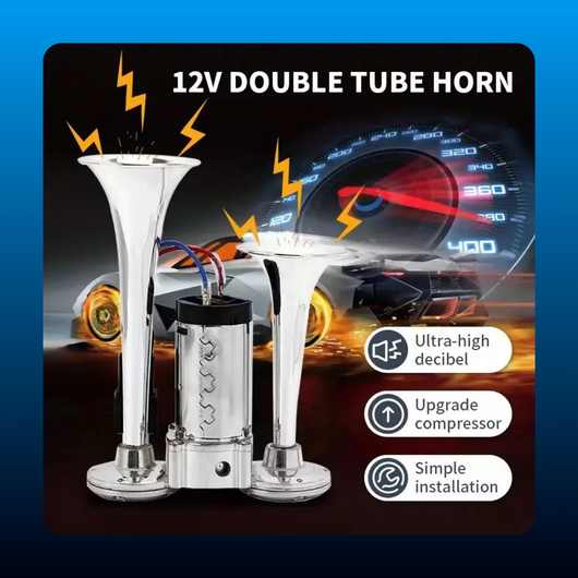 12V 130DB Air Horn Dual Horn