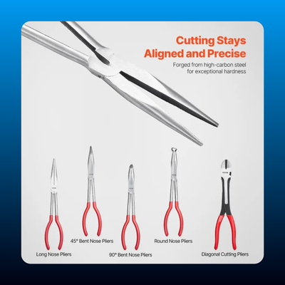 5-Piece Needle Nose Pliers Set