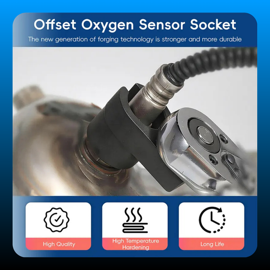 Forged O2 Oxygen Sensor Socket & Thread Chaser Set