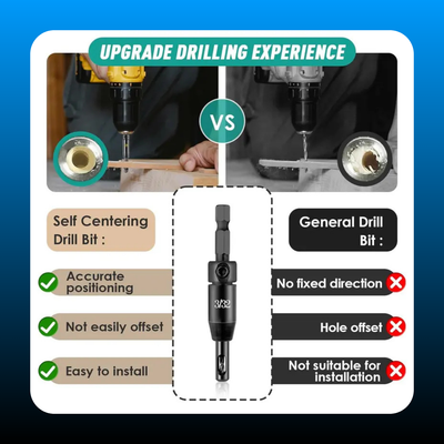 Self Centering Drill Bit Set