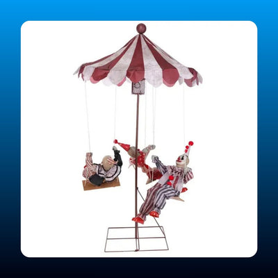 Animated Clown Carousel Prop