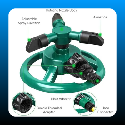 360 Degree Rotation Lawn Sprinkler
